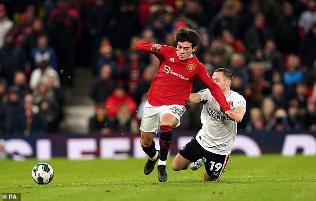 Pellistri lit up Old Trafford with a quick cameo and even managed to set up Rashford's second goal