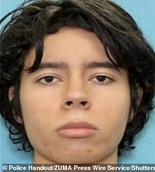 Salvador Ramos, 18, (pictured) shot and killed 19 students and two teachers as police officers held them back for more than an hour during the Uvalde massacre on May 24.