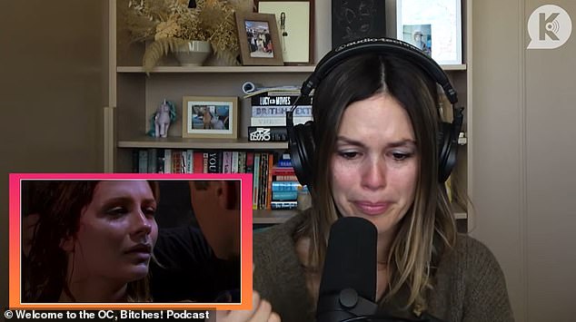 Breaking Up: Bilson and Barton begin to cry as Ryan leaves Marissa's lifeless body on the pavement away from the burning vehicle as Ryan tells her he's going to get help, but she asks him to stay with her before she succumbs to his wounds and die.