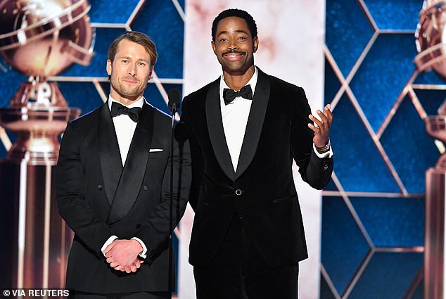 uncomfortable!  Carmichael Made the Joke Before Hosting Cruise's Top Gun: Maverick Co-Stars Glen Powell and Jay Ellis