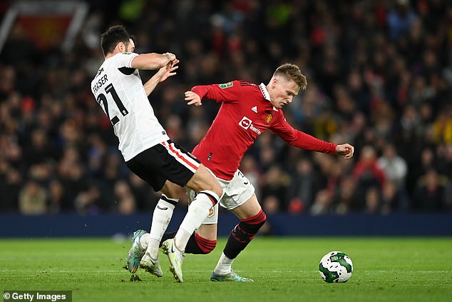 Scottish midfielder Scott McTominay came under fire after having the worst passing success rate of his team.