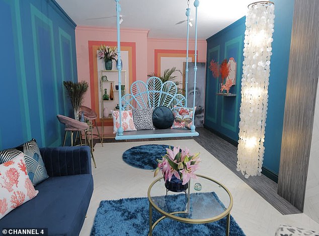 Return: The home decor show returned for two series last year after its smash success on the BBC in the '90s. [pictured is one of the makeovers]