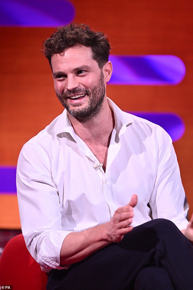 Candid: Comes after Kenneth's co-star Jamie Dornan admitted he found his trademark mustache 'intimidating'