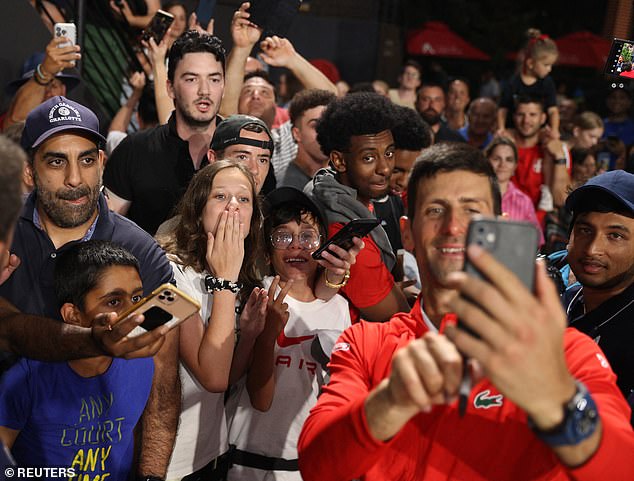 The former world number one was all smiles when he touched down in Melbourne earlier in the week after triumphing at the Adelaide Open