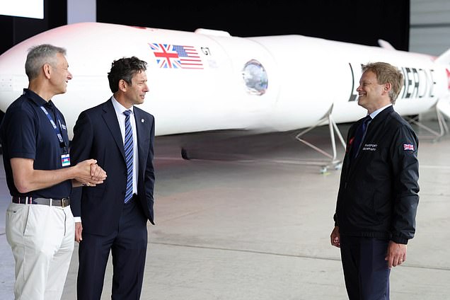 Business Secretary Grant Shapps recently tweeted an image of him meeting and greeting staff at Spaceport Cornwall.