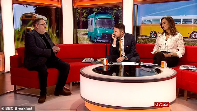 Johnny, 52, told BBC Breakfast: 'It was always a notion.  I'm very careful about things like this and discussing it, but, no... I was diagnosed just before Christmas'