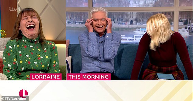 NSFW: When Phillip revealed that This Morning would be chatting with a group, Lorraine laughed, 