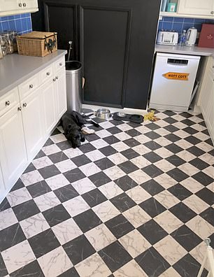 The modest kitchen at Nottingham Cottage