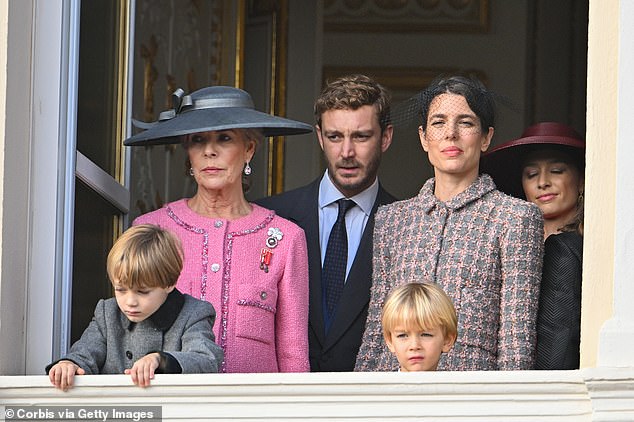 The daughter of Princess Caroline of Monaco, 36, has a son, Raphaël, eight, who she shares with her ex-boyfriend, Gad Elmaleh, and welcomed her brother Balthazaar, four, with her husband Dmitri in October 2018.