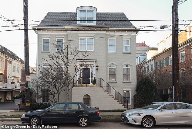 The couple owned several properties together, including their Cohasset home and a $1.3 million home in DC (pictured)