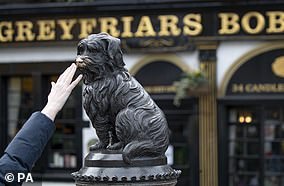 A statue in his honour now stands opposite Greyfriars Kirkyard and is visited by millions of tourists every year