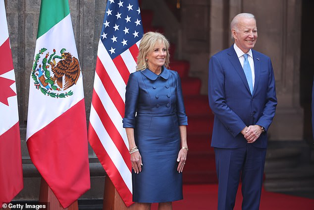 Jill Biden accompanied President Joe Biden on his trip to Mexico for the 'Tres Amigo' summit