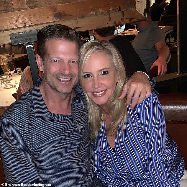 It's over: While opening up about their split for the first time, the reality star, 58, confessed to being 'shocked' by her former partner's decision to end their romance at the end of November