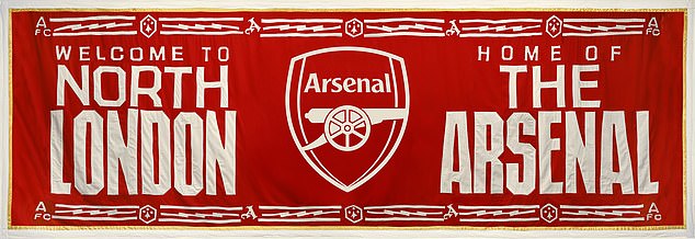 Come see the Arsenal - it will be visible from southbound trains arriving in London.