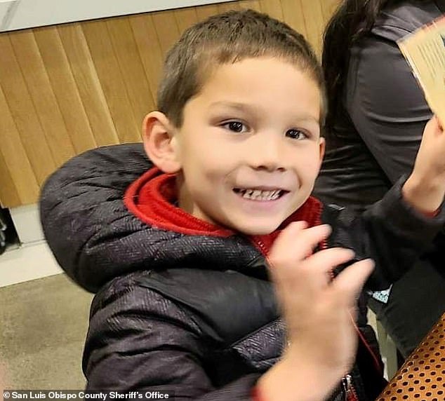 The report comes as rescue teams were searching for five-year-old Kyle Doan, who was swept away by heavy flooding off California's central coast near San Miguel on Monday.