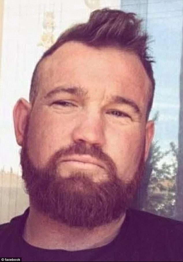 Nathan Greenway, pictured, was charged with displaying banned gang signs at Perth Magistrates Court on Tuesday and ordered to pay a $1700 fine