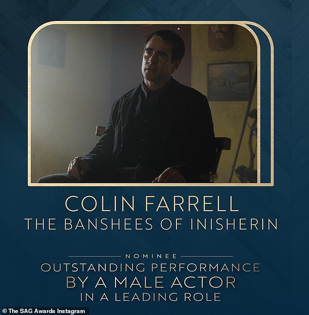 One to watch: He'll be competing against Irish actor Colin Farrell in The Banshees of Inisherin, who is leading the film nominations.