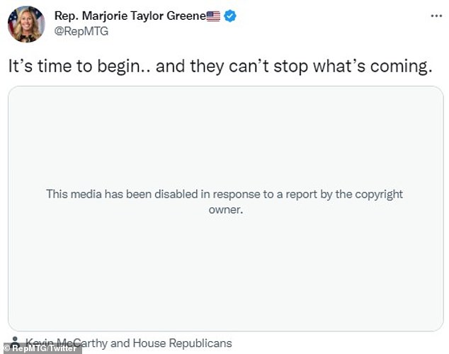 Dr. Dre's lawyer managed to get Twitter to remove video of the Georgia congresswoman after she used a riff on 'Still DRE' in an ad to promote the new Republican House majority.