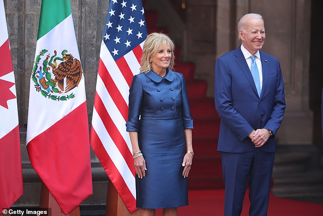 Jill Biden accompanied President Joe Biden on his trip to Mexico for the 'Tres Amigo' summit