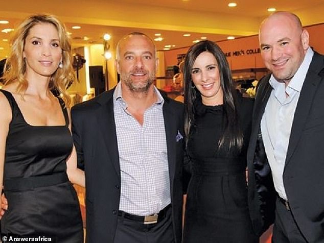 Lorenzo Fertitta, Teressa Fertitta, Anne White and Dana White (from left to right)