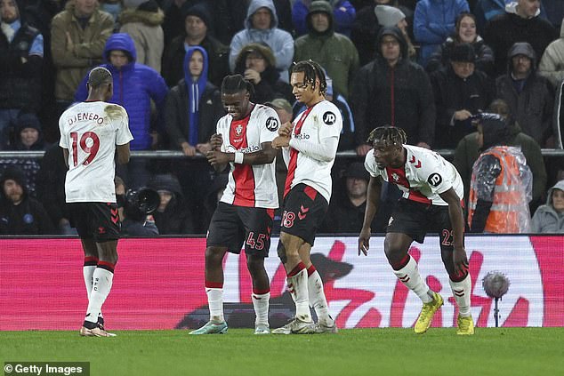 Southampton secured a 2-0 victory and will now face Newcastle in the Carabao Cup semi-final.