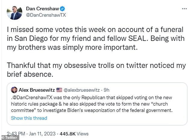 1673495292 78 Dan Crenshaw Responds To Critics Who Criticized Him For Losing