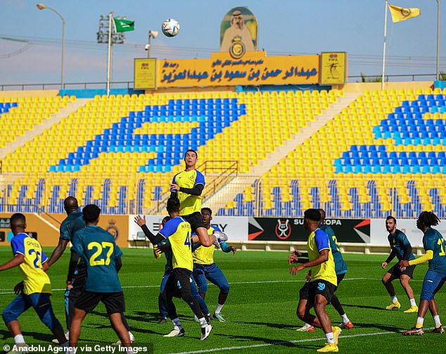 Ronaldo, who trains here with Al-Nassr, is still hoping to make his club debut