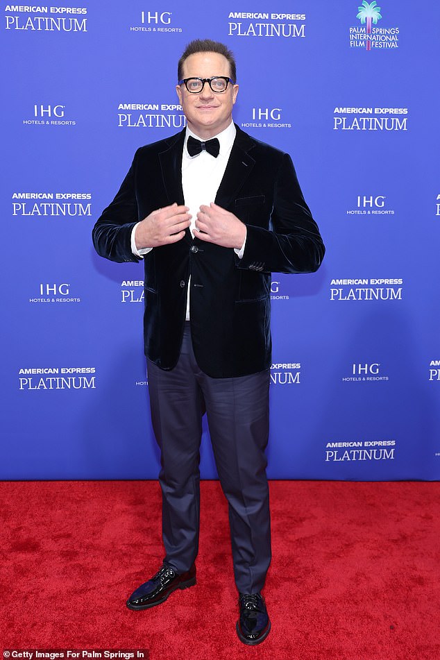 At least Brendan Fraser (above) stood his ground and boycotted this year's awards, despite being nominated, after claiming HFPA Phil Berk sexually assaulted him.