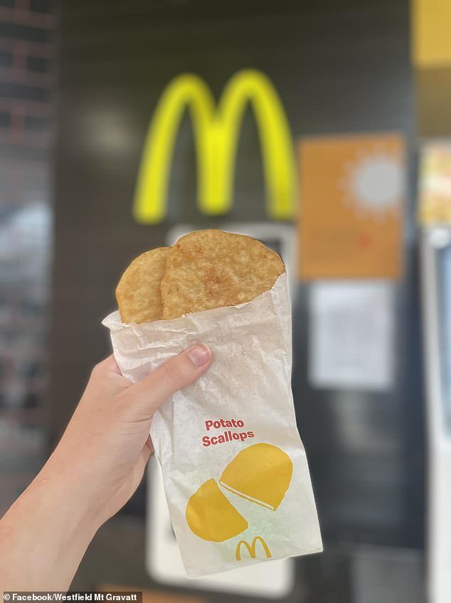 Maccas revealed that they consulted Grimace, one of their pets, about the name and stated that the potato scallop was appropriate.