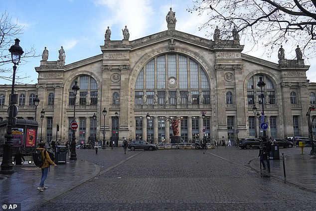 Yesterday's frenzied assault by the Libyan migrant, who was officially 'expelled' from France last year, took place during the morning rush hour at Gare du Nord, one of the busiest train stations in Europe.