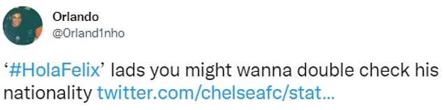 1673525062 467 Chelsea condemned after unveiling Joao Felix signing in the WRONG