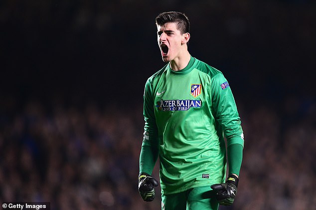 Thibaut Courtois was able to play for Atlético de Madrid against Chelsea in 2014