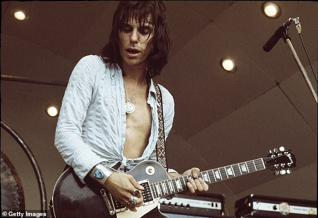 Jeff Beck passed away peacefully last night at the age of 78. Pictured above, Beck performing at a Crystal Palace garden party event in London in 1972