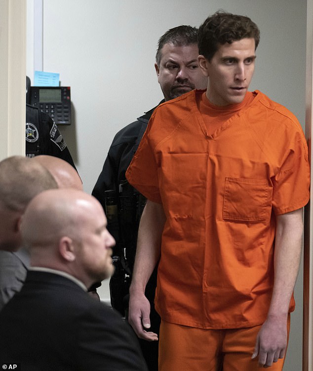 Bryan Kohberger is shown entering court during his final appearance in Idaho on January 5.