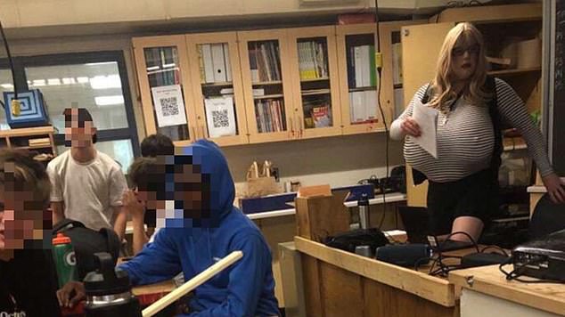 The students were allegedly threatened with suspension if they took pictures of Lemieux