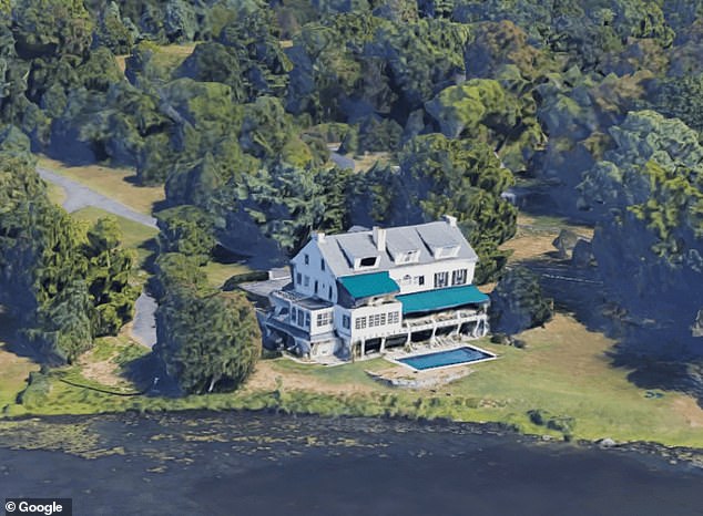 The White House has refused to release visitor logs to Biden's lakefront home in Wilmington, Delaware (pictured), where he spends most of his weekends, and conducted most of the campaign 2020 due to the ongoing COVID-19 pandemic.