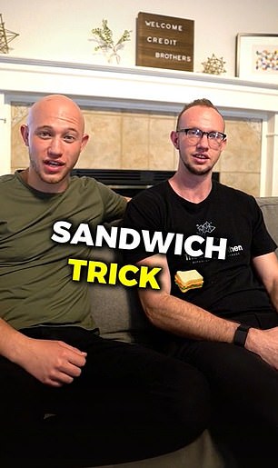 The 'Credit Brothers' explain what the 'Sandwich Trick' consists of