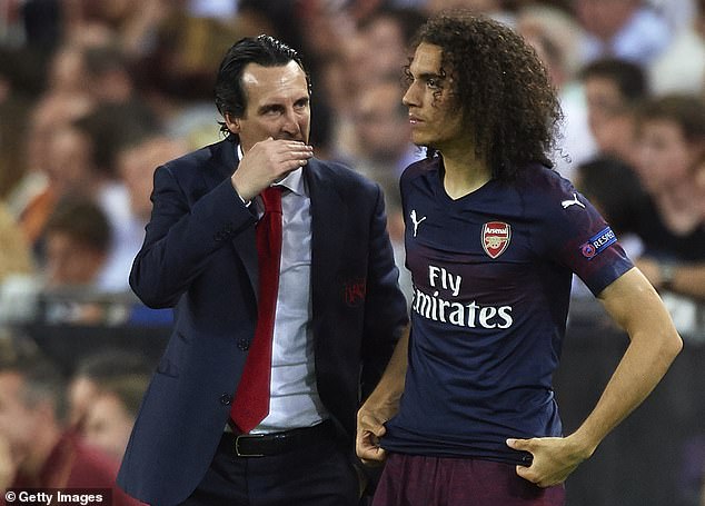 Emery's transfer targets include midfielder Matteo Guendouzi (right) and Arnaut Danjuma