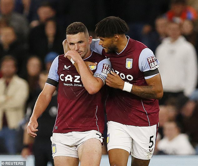 John McGinn (left) and Tyrone Mings (right) think he's already taken his game to another level