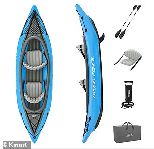 Shoppers love the $129 adult inflatable kayak (pictured) that fits two people