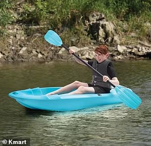 The Kids Hard Deck Kayak also has great reviews and is just $99 (pictured)