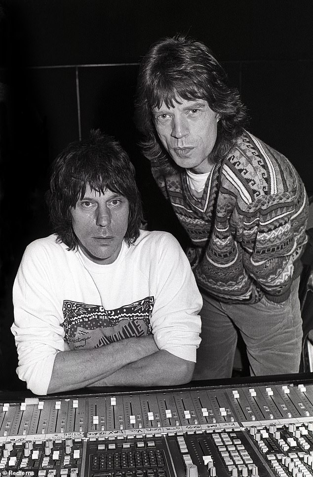 He had a knack for quitting bands just before they made it big, or missing out on opportunities that would have brought him fame, fortune, and musical fellowship.  As Clapton said: 'He likes to be left alone.'  In the photo: Beck with Mick Jagger