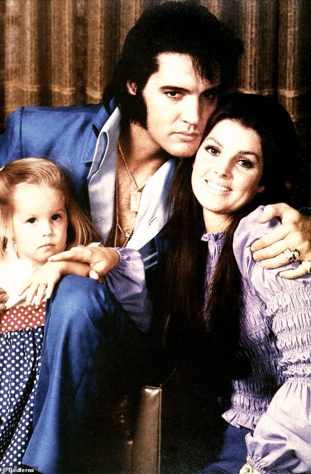 Taking over: After the death of her father, Lisa became a joint heir to his Graceland estate, and after the death of her grandfather and great-grandmother, she became the sole heir;  seen around 1970