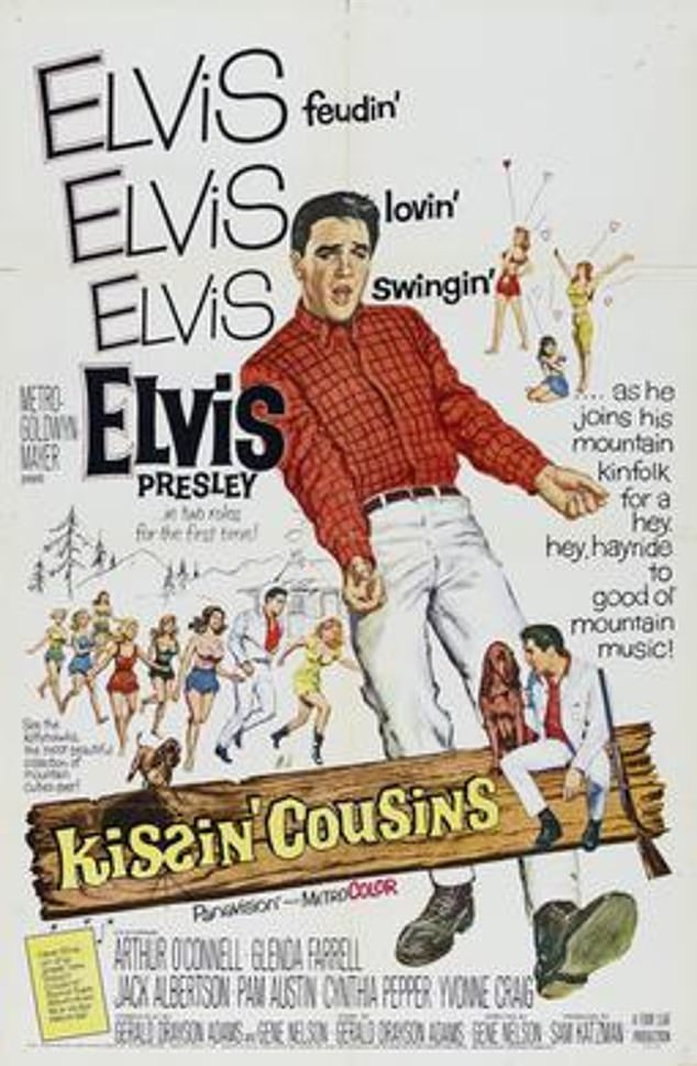 The Australian broadcaster screened Elvis Presley's 1964 hit Kissin' Cousins ​​(poster seen here) in the noon to 2 p.m. slot. Lisa Marie's death at age 54 was confirmed by her family in a statement to People around 12:40 p.m. AEDT.