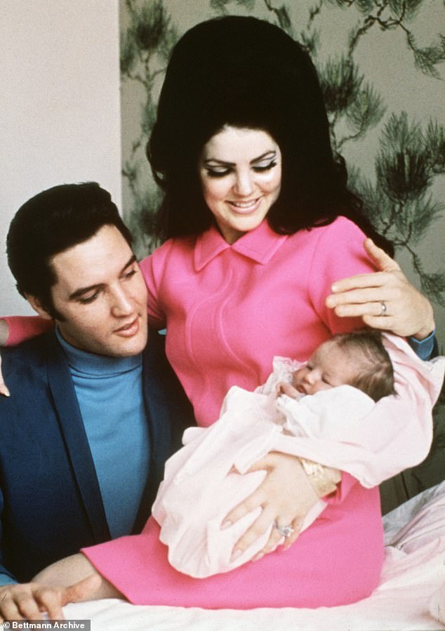 Born on February 1, 1968, Lisa Marie was the sole heir to her father's estate.  Elvis died when he was only nine years old.