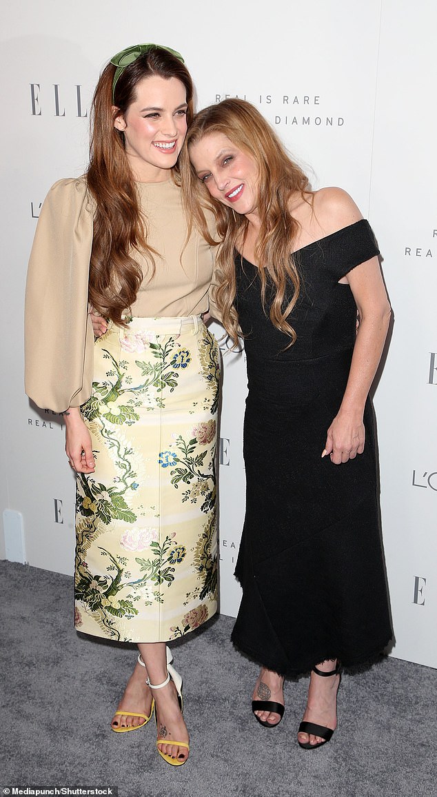 Lisa Marie, singer-songwriter, had three children, including actress Riley Keough (left)