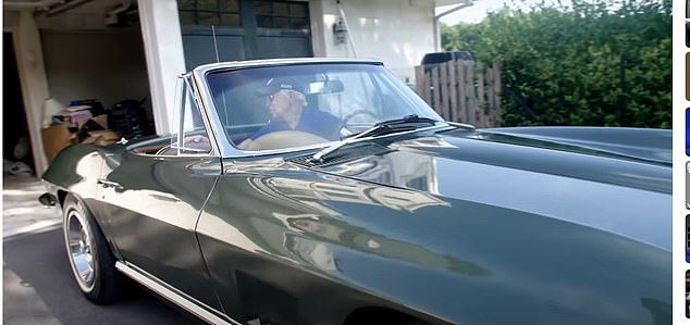 Boxes stacked in Biden's garage can be seen in a 2020 campaign video featuring his beloved Corvette