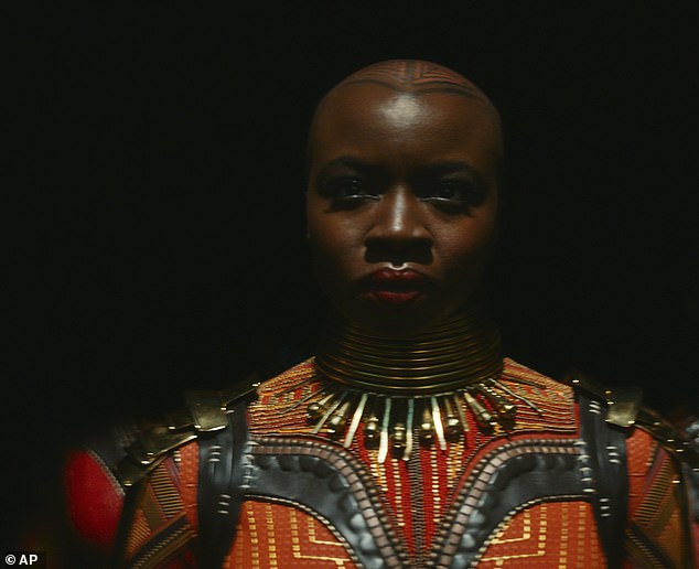 Wakandan Warrior: Danai plays Okoye in the Marvel Cinematic Universe and most recently starred in the 2022 blockbuster Black Panther: Wakanda Forever, shown in a still image.