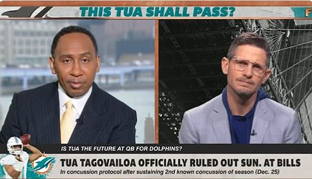 Stephen A Smith underscored his concerns about the 24-year-old Tagovailoa's career on Thursday.