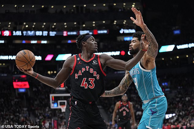 The Toronto Raptors beat Charlotte in their first three-game winning streak of the season